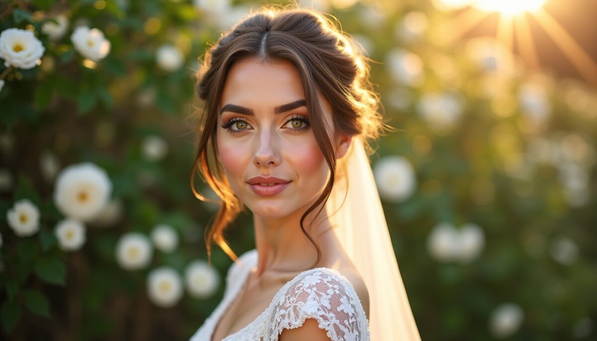 Maquillage pour mariée aux yeux verts : 6 looks tendance à adopter pour un jour inoubliable