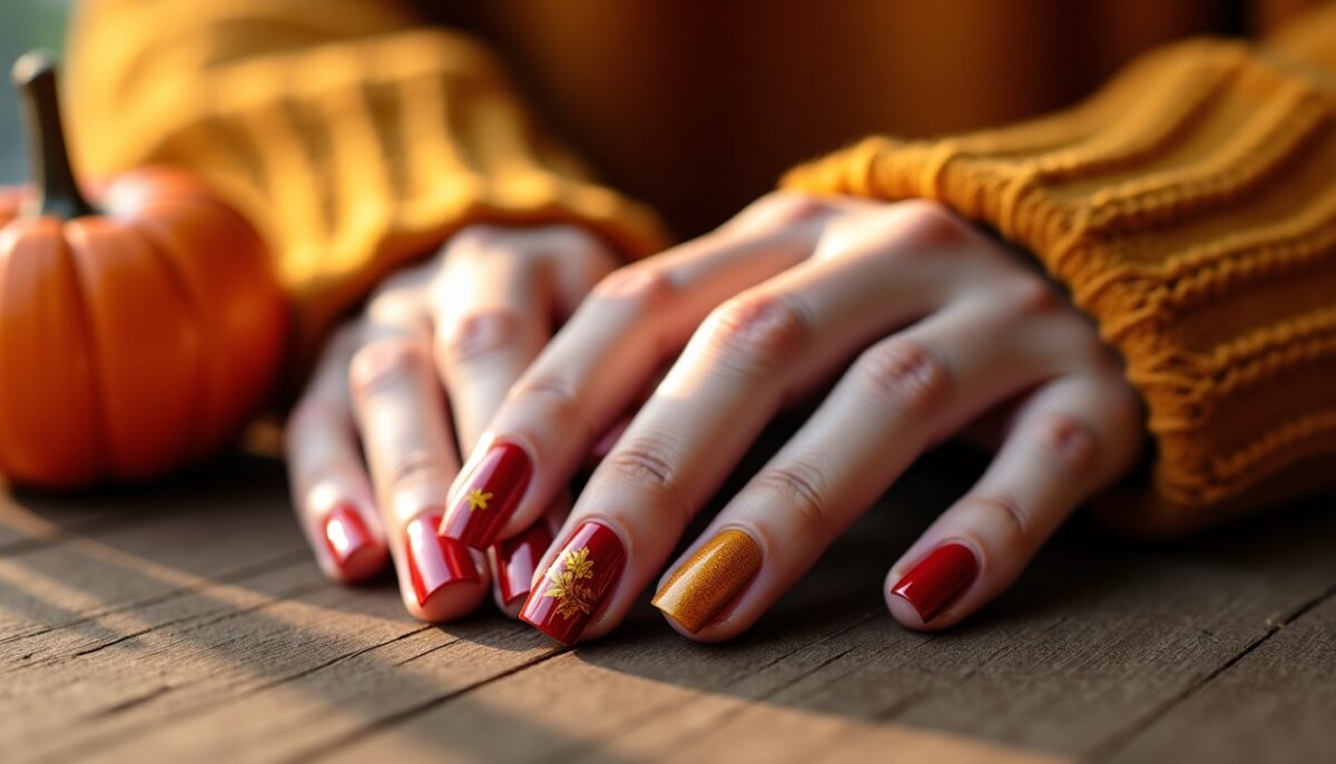 Inspirations d’ongles automnaux 2024 à ne pas manquer sur Pinterest