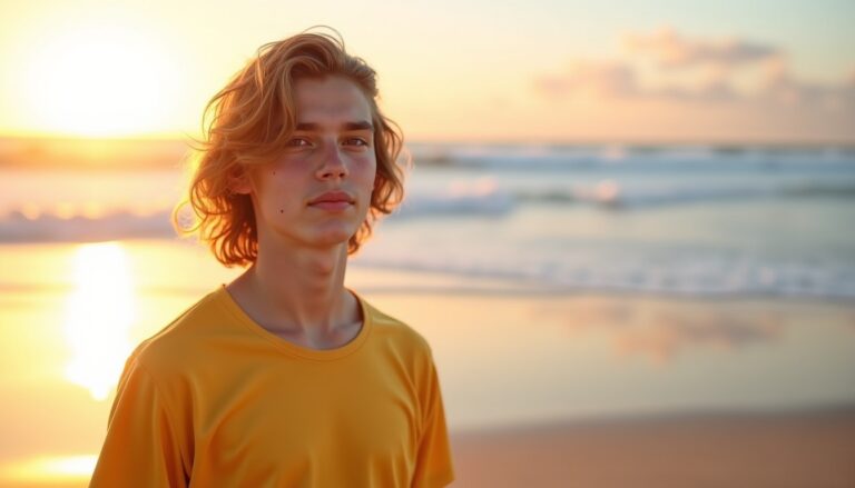 Inspirez le style : Coupes tendance pour garçons surfeurs aux cheveux longs