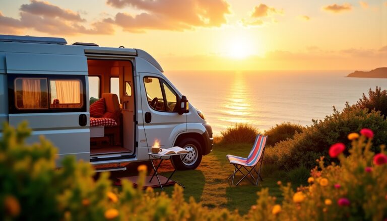 Échappée belle sur les rivages normands : détente assurée en camping-car
