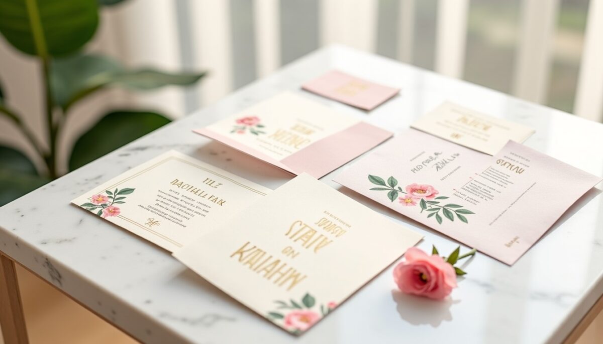 Budget faire-part de mariage : prix selon format, finitions et personnalisation